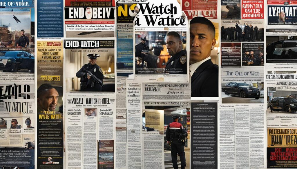 Critical acclaim and fan reactions to End of Watch