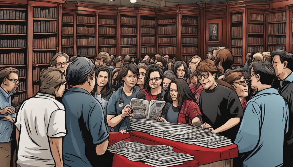 Stephen King book signing etiquette