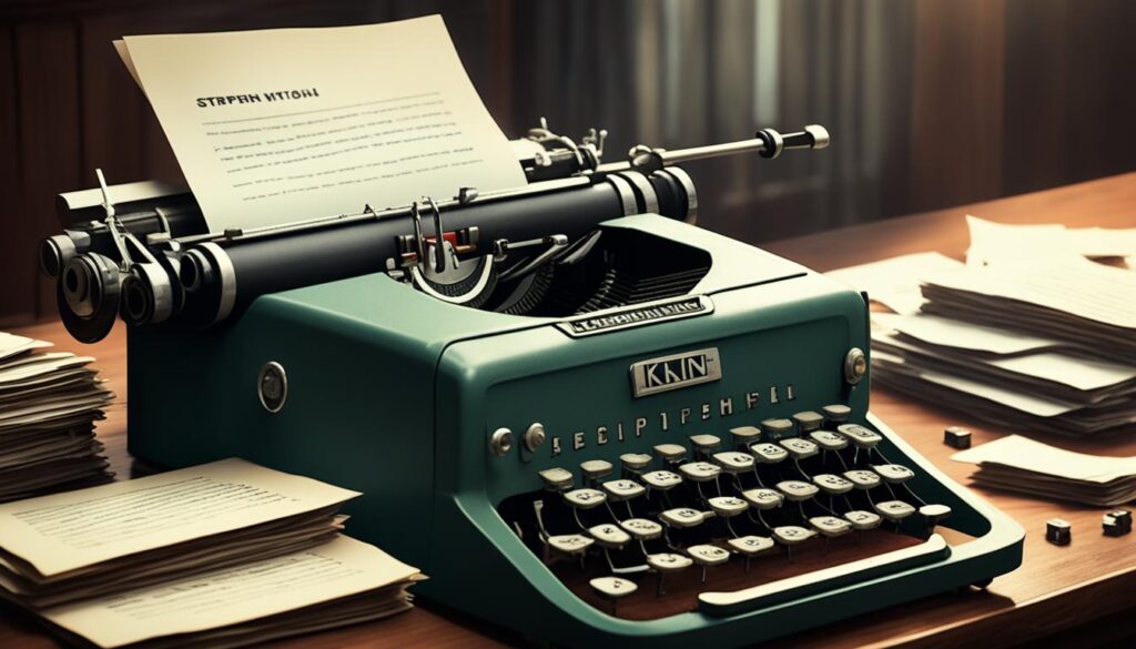 Stephen King's Typewriter