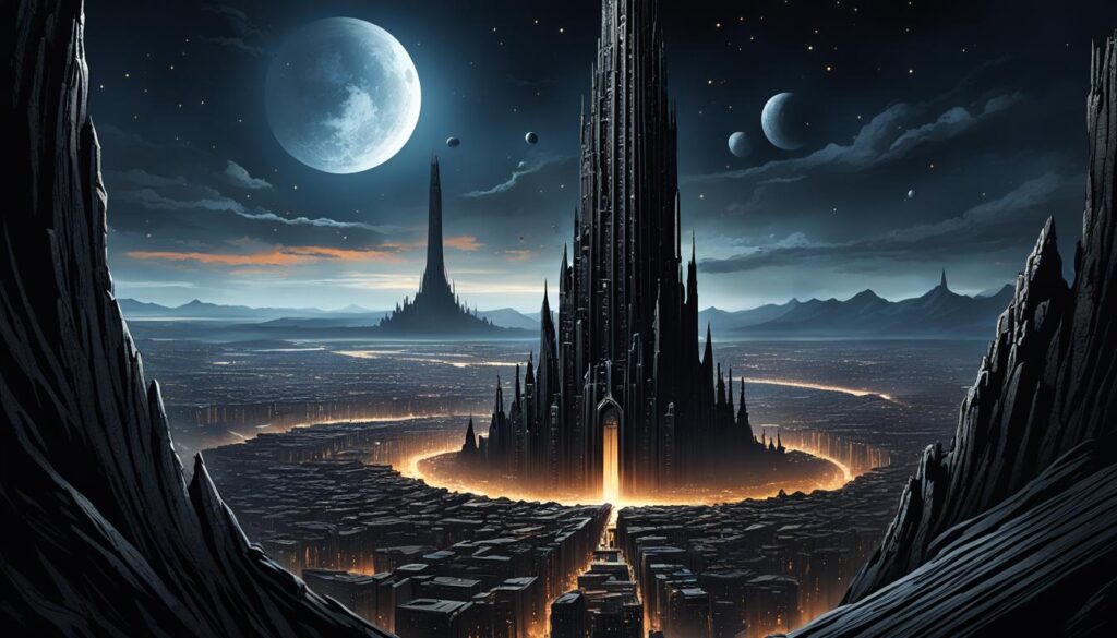 The Dark Tower in the center of a universe