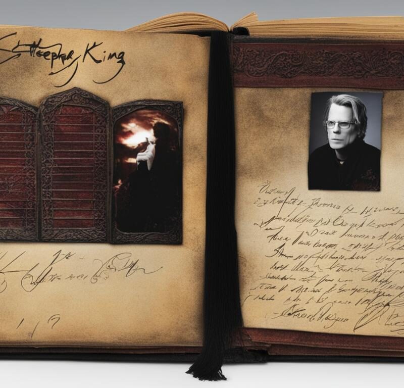 stephen king autograph book