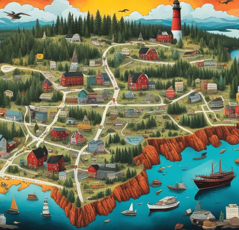 stephen king maine map